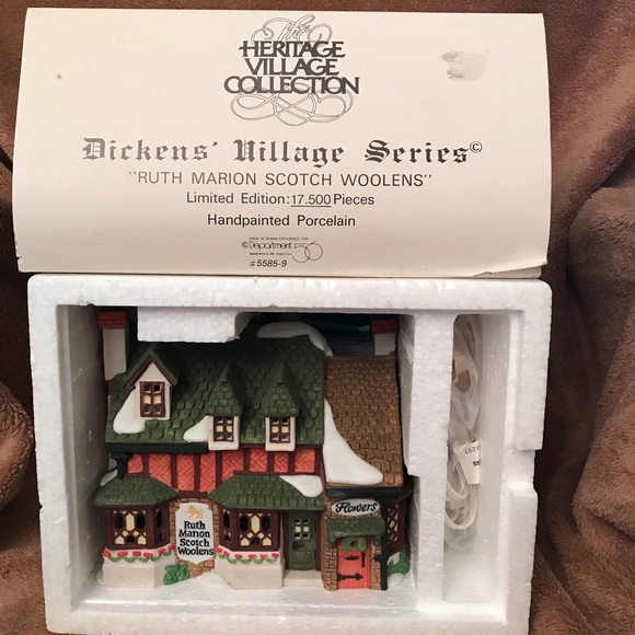 Ruth Marion Scotch Woolens Dept56 Heritage Village - Picture 1 of 8